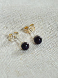 Garnet Stud Earrings